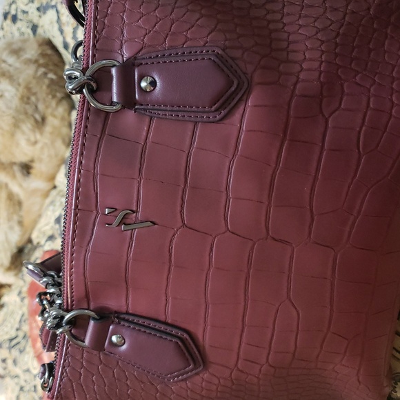 Simply Vera Plum Satchel Bag - NWOT #137 - Picture 3 of 8